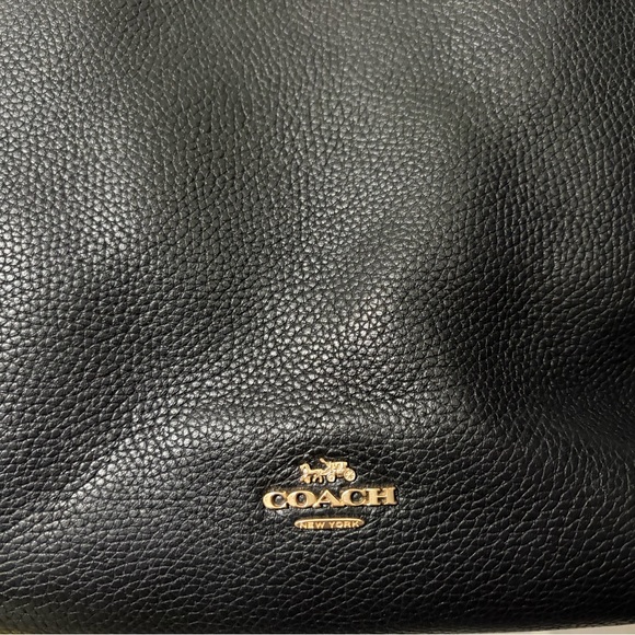 Coach Black Leather Hand Bag - Picture 3 of 5